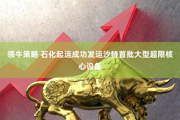 领牛策略 石化起运成功发运沙特首批大型超限核心设备